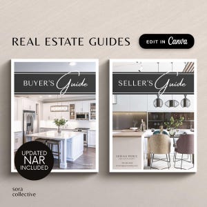 Real Estate Buyer and Seller Guide, Real Estate Marketing Template Bundle, Realtor Buyer Packet & Seller, Buyer Agent, Buyer Commission, NAR