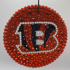 Custom Hand-Bedazzled Car Mirror Hanging Accessory