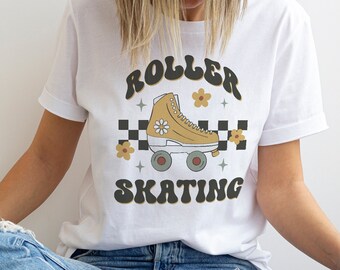 Roll in Style with Our Trendy Roller Skating T-Shirt. Fun Design, Comfortable Fit, and Durable Quality. Order Now for a Smooth Ride.