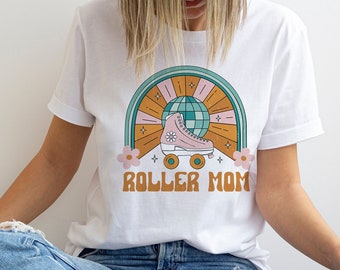 Roller disco shirt, Roller mom shirt, Gifts for skater, Mothers day gift, Roller skating gift, Roller disco party, Jam skating, tee for mom