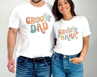 Groovy matching family shirts, retro matching birthday shirts, groovy one shirt, groovy mama tee, 1st birthday shirt, groovy birthday, GROO1