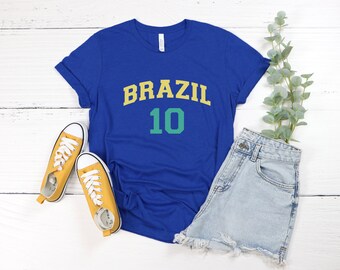 Brazil Shirt, blue Brazilian shirt, Brazil souvenir, Brazilian gift, Brazil travel shirt, Brasil gift, Brasil shirt, Brazil tee shirt, BRL