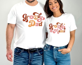 Groovy matching family birthday shirts, Groovy One birthday outfit, Mommy and Me shirts, Groovy Mama And Dad shirt, groovy birthday, GROO5