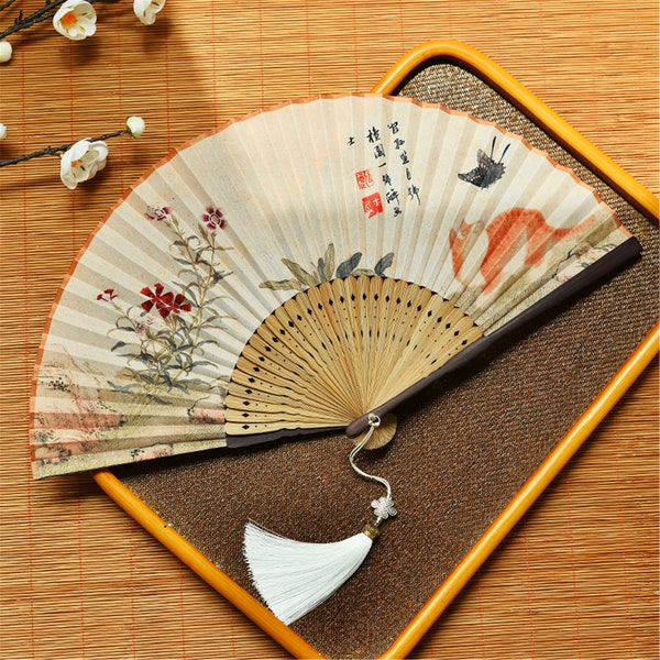 Vintage Hand Fan Etsy