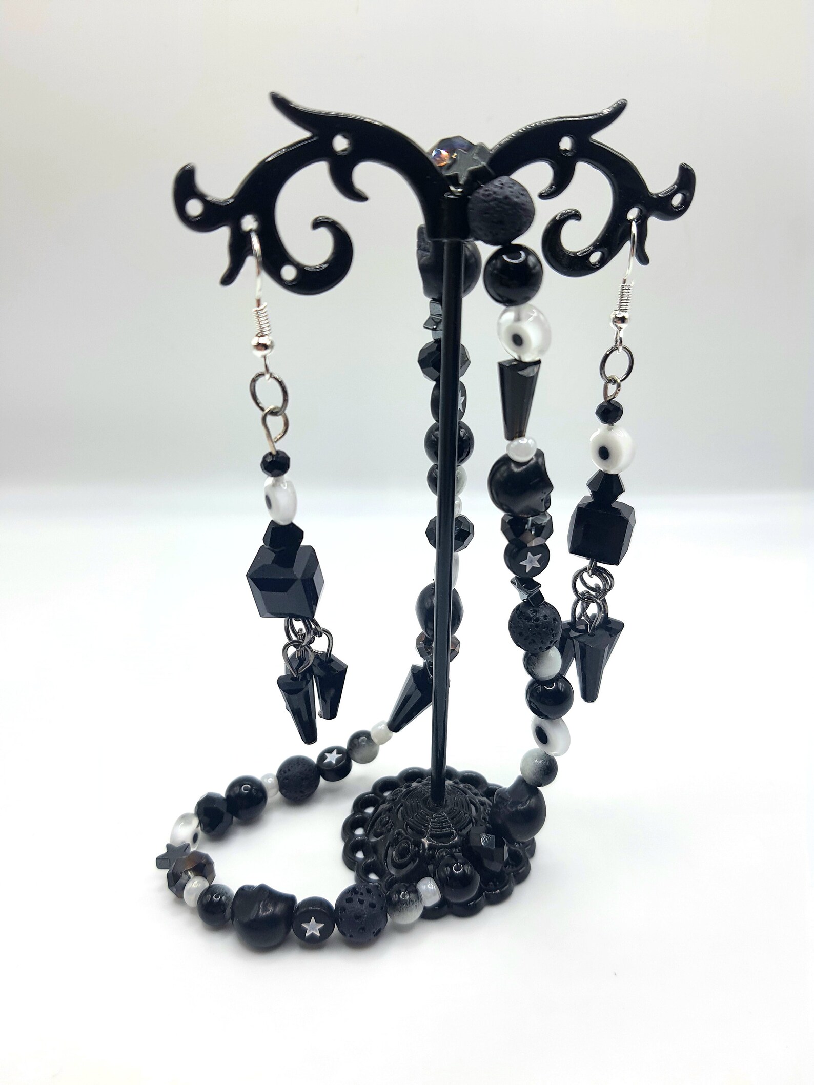 Random Bead Necklace | Themed Jewelry | Custom Earrings | Customized ...