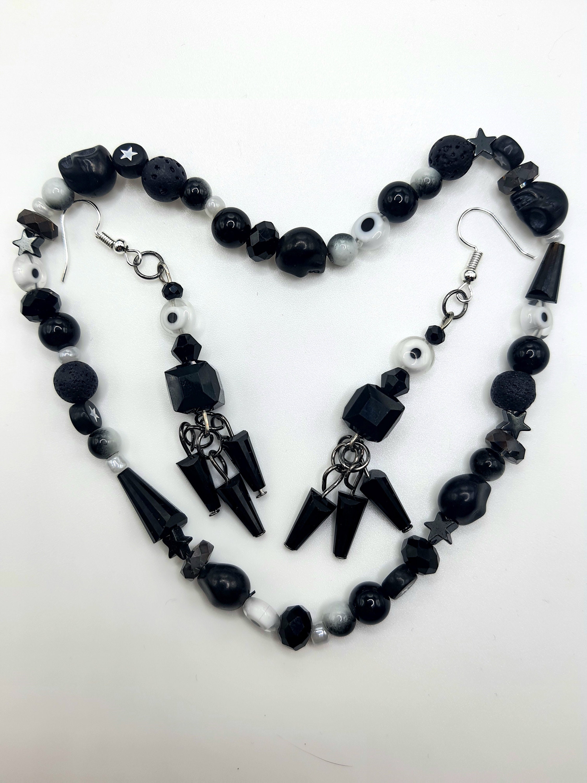 Random Bead Necklace | Themed Jewelry | Custom Earrings | Customized ...