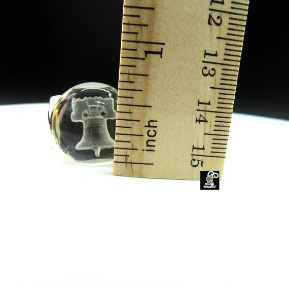 Vintage Swank Liberty Bell Cuff Links - image 13