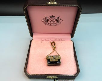 Juicy Couture Enamel metal Purse and Lipstick Charm