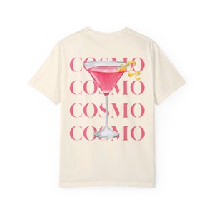 Cosmopolitan T-shirt | Vintage Look|  Cosmo Shirt | Pink Drink | Gifts For Her | Bachelorette Gifts | Cocktail Shirts
