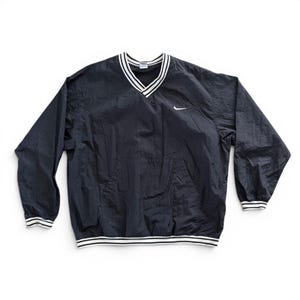 Nike Vintage V Neck Windbreaker - Etsy