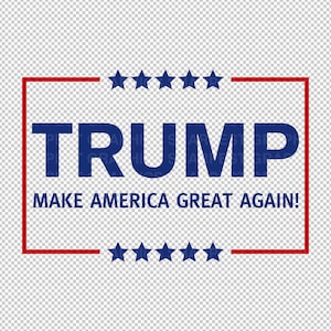 SVG, PNG — Trump Make America Great Again, MAGA, Colore, Grafica