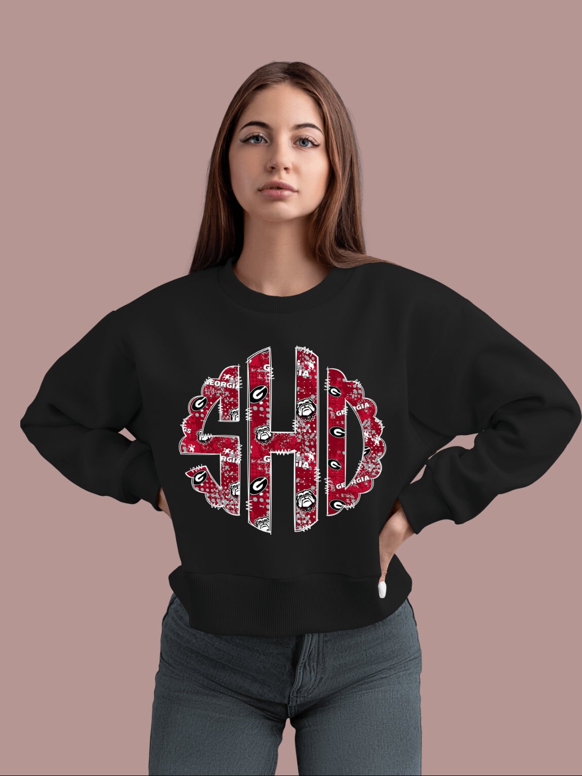 GA Embroidery Sweatshirt main image 1