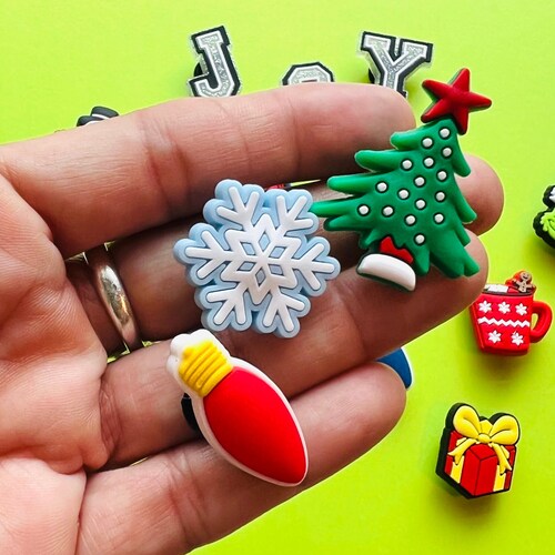 Christmas Shoe Charms Etsy