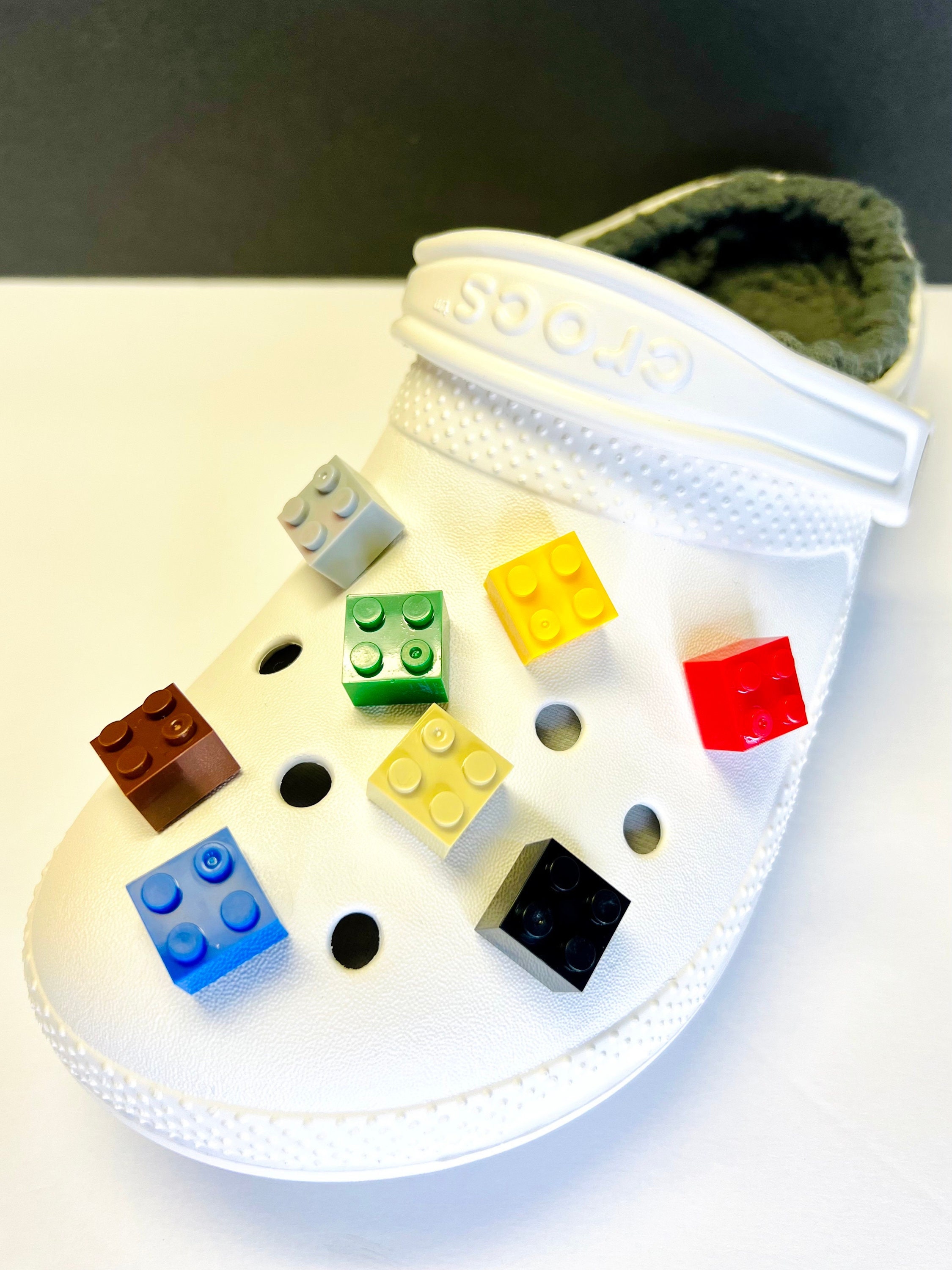 Building Block Brick Croc Shoe Charm PICK ANY Combo 4 8 12 or 16