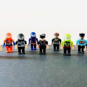 Building Block Shoe Charm - Block Men Mummy Cop Worker Astronaut Skeleton Spooky Halloween Handmade Charms NEW!
