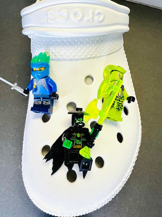Building Block Action Figures Shoe Charms Anime Ninja Warrior