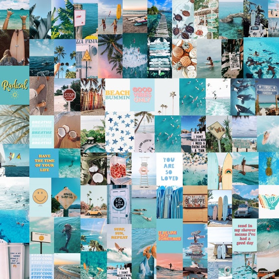 Beach Wall Collage Wall Prints Digital Wall Art Dorm Decor - Etsy