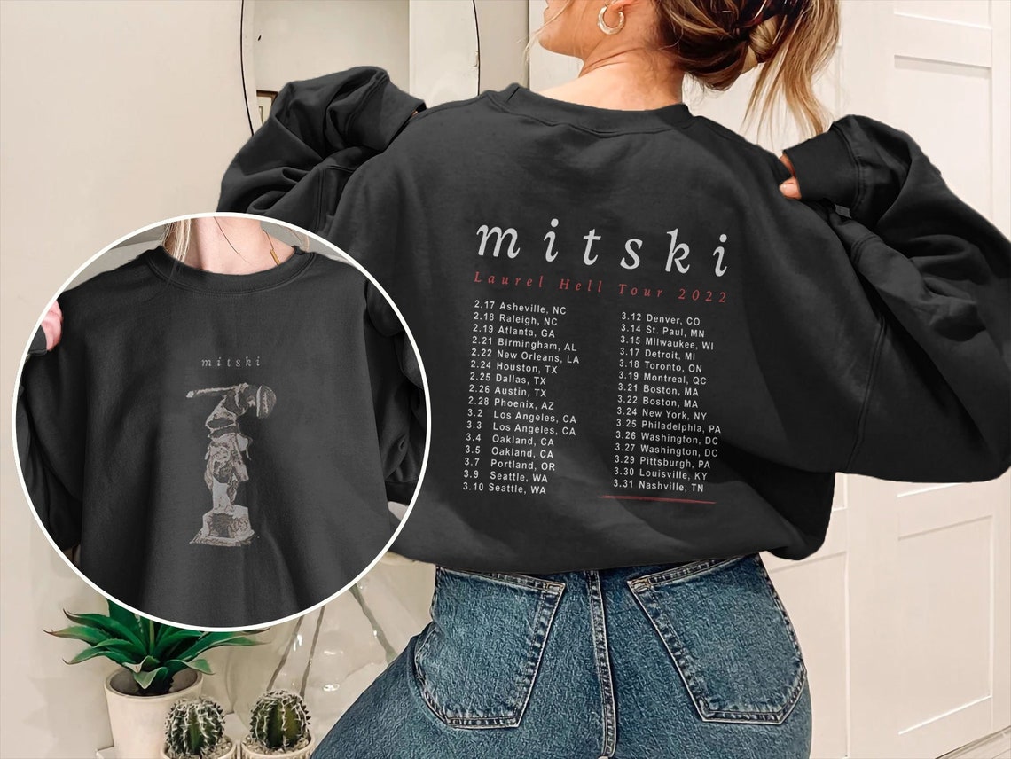 Mitski Laurel Hell Tour 2022 Vintage Front Back Shirt Mitski Etsy