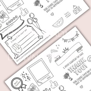 Leraar waardering afdrukbare leraar waardering week cadeau bedankt leraar geschenken kleurplaten schoolkinderen direct digitale download