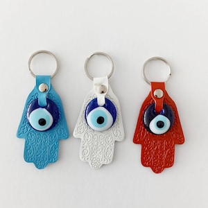 Evil Eye Schlüsselanhänger, Hamsa und böses Auge Schlüsselanhänger, Hamsa Schlüsselanhänger, Hamsa Handtasche, Charme Auto Schlüsselanhänger, böses Auge Anhänger