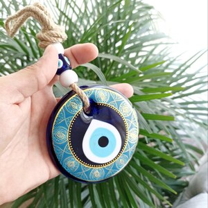 Turkish evil eye wall decor, evil Eye wall hanging, greek Eye, nazar amulet, evil Eye protection, evil Eye home decor, wall decor hanging
