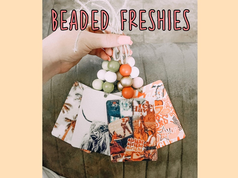 Beaded Felt Car Freshies Etsy