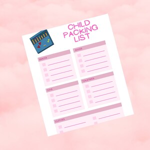Kinderpackliste für Urlaub und Reisen