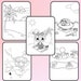 50 Cute Animal Coloring Pages Animals at the Beach Printable Kids