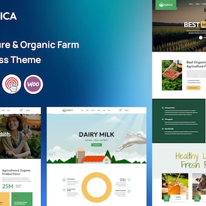 Agrica Organic Farm WordPress Theme | Agriculture WooCommerce Elementor Template