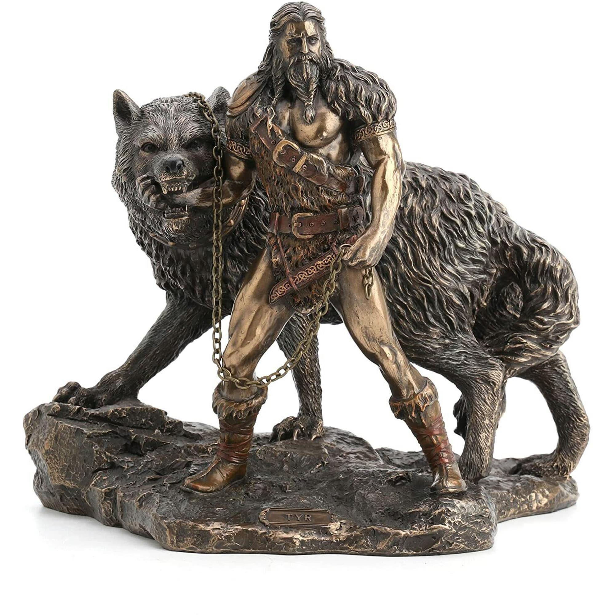 Tyr, Norse God Of War Wooden Statue – Vikings of Valhalla US