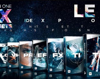 Premiere Pro FX Presets Bundle: Transitions, Titles, LUTs (4.2 GB)