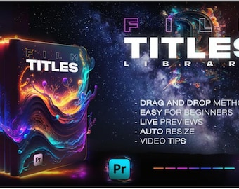 Cinematic Titles & FX Library for Premiere Pro