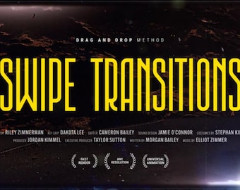 Swipe Transitions For Davinci Resolve