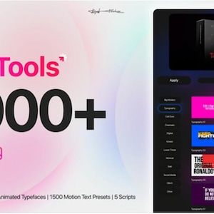 4000+ Text Tools Pack for After Effects - Scripts, Fonts & Editable Templates
