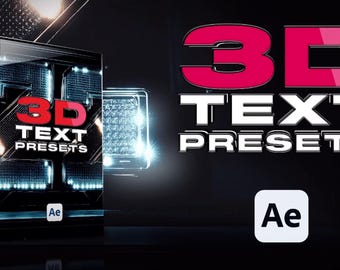 3D タイトル。Vol. 1 After Effects