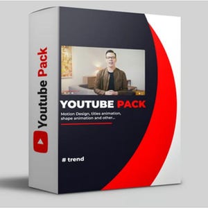 YouTuber Pack 50+ Animated Compositions After Effects
