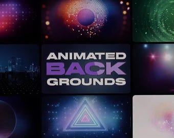 Animated 34  Backgrounds Pack After Effects