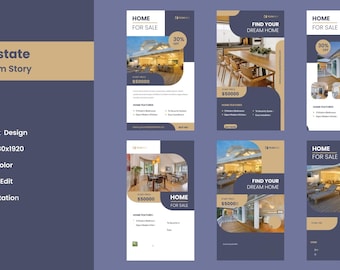 Real Estate Instagram Story After Effects | Realtor Video Template