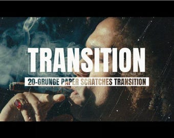 Transitions de papier grunge pour DaVinci Resolve : effets vintage déchirés à la rayure