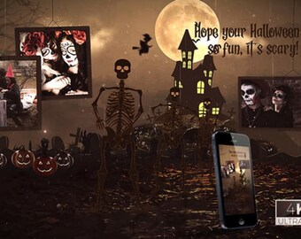 Halloween Intro Skeleton Dance - Premiere Pro