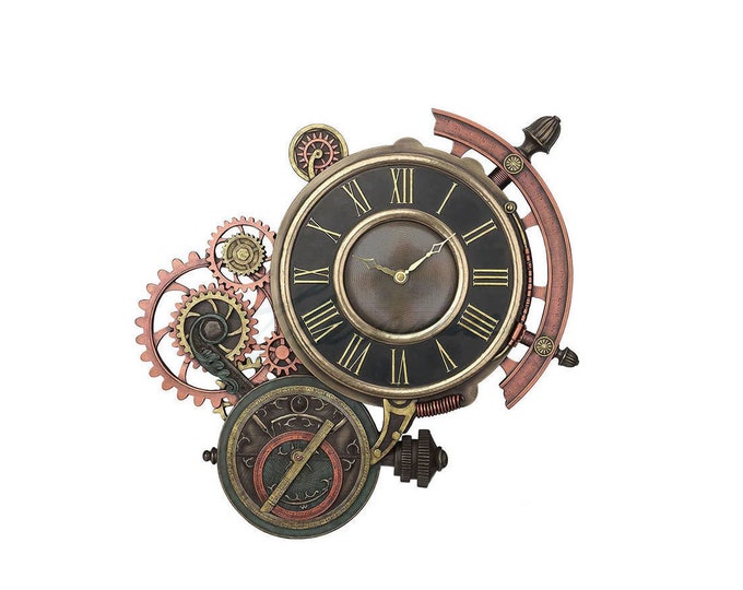 Steampunk Astrolabe Wall Clock Wall Decor Home