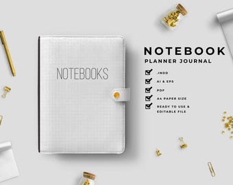 Daily Planner Journal - 25 Page A4 Template (AI, EPS, INDD)