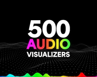 Pack de 500 visualiseurs audio pour Premiere Pro