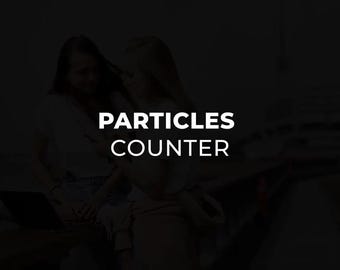 Particles Counter for DaVinci Resolve, Digital Number Countdown & Logo Reveal Macro