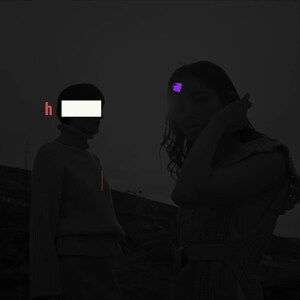 May include: A dark, artistic image featuring two silhouetted figures against a dusky landscape. The image incorporates geometric shapes and text elements, including the words "Lower Thirds Scribble" and "All rights reserved."