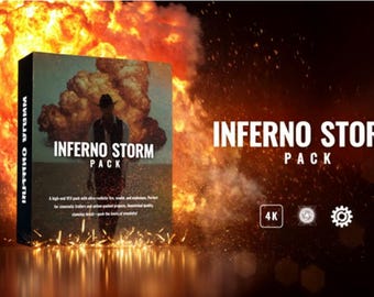 Effets 4K Fire Smoke Explosion : modèle After Effects (téléchargement numérique)