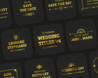 Pack de titres de mariage | After Effects