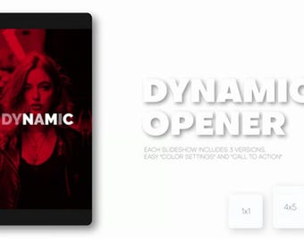 Vertical Dynamic Slideshow | Reels, Posts & Shorts Template for Social Media