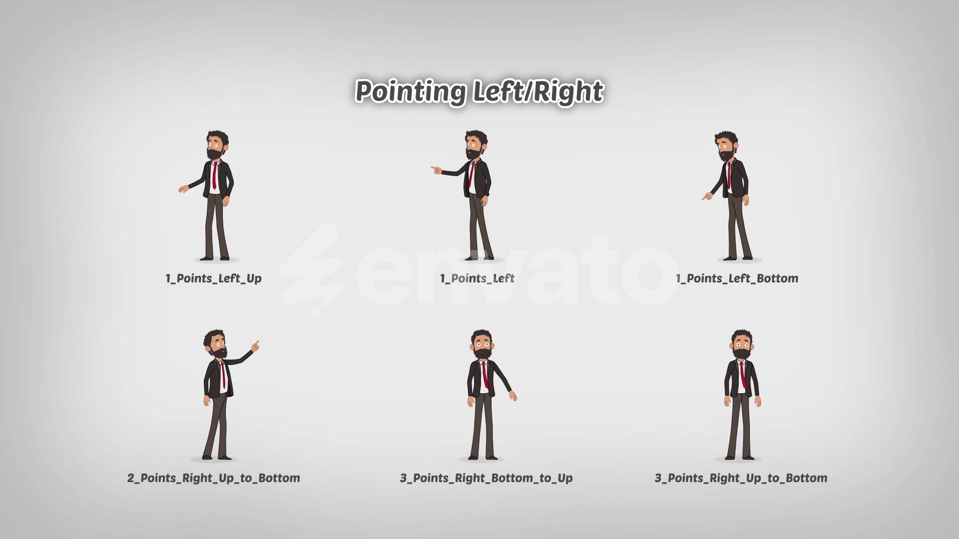 D Character Animation 2D Character Animation Pack After Effects Vol 1 - Etsy