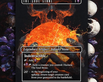 The Soul Stone (infinity Gauntlet) (holo) (PROXY) - Etsy